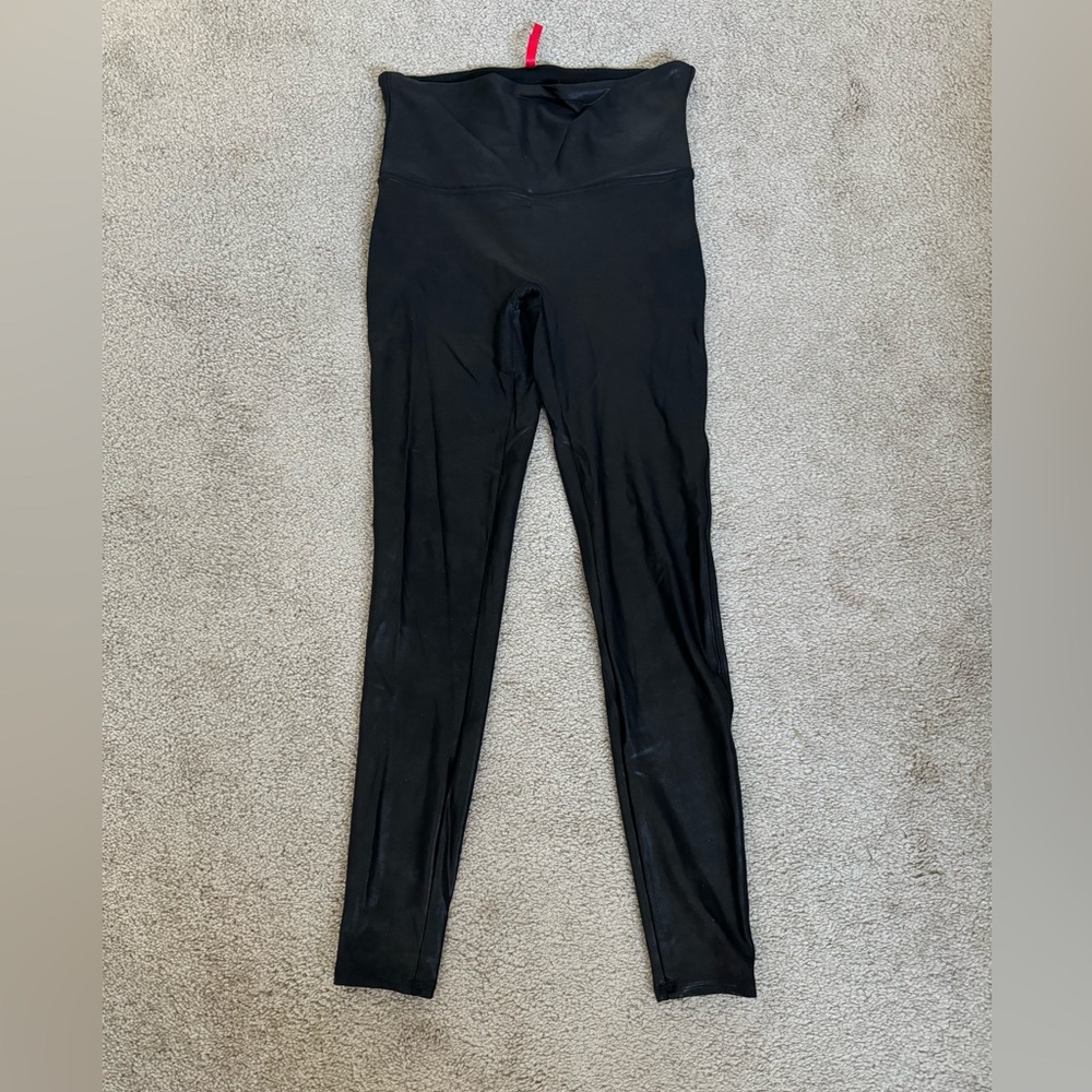 Faux leather leggings